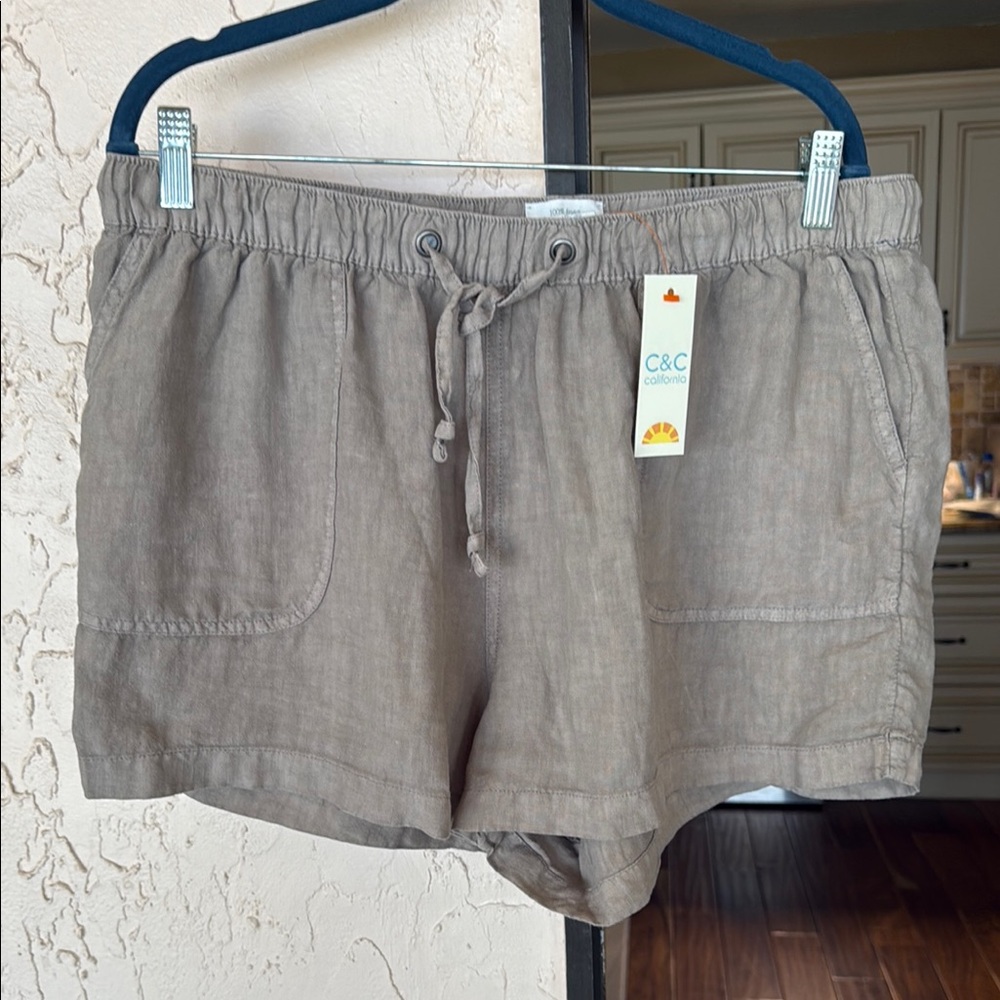 C&C California Tan Cargo Shorts Relaxed Fit